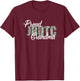 Proud JROTC Grandma T-Shirt - T-Shirt | Maroon