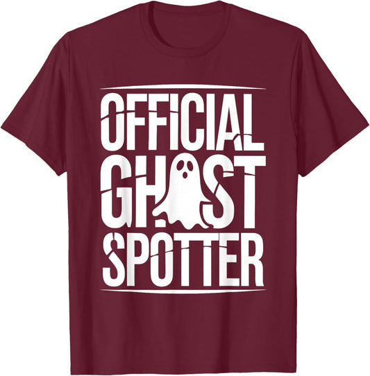 Ghost Tour Paranormal Investigation Spooky Adventures T-Shirt - T-Shirt | Maroon