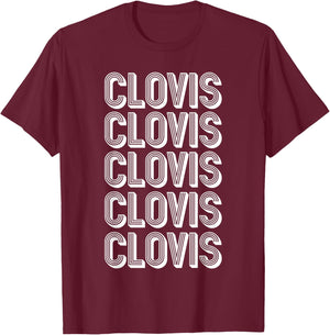 Clovis City T-Shirt - T-Shirt | Maroon