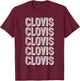 Clovis City T-Shirt - T-Shirt | Maroon