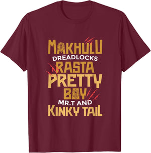 Mapogos Coalition Gang of Brother Lions Novelty T-Shirt - T-Shirt | Maroon