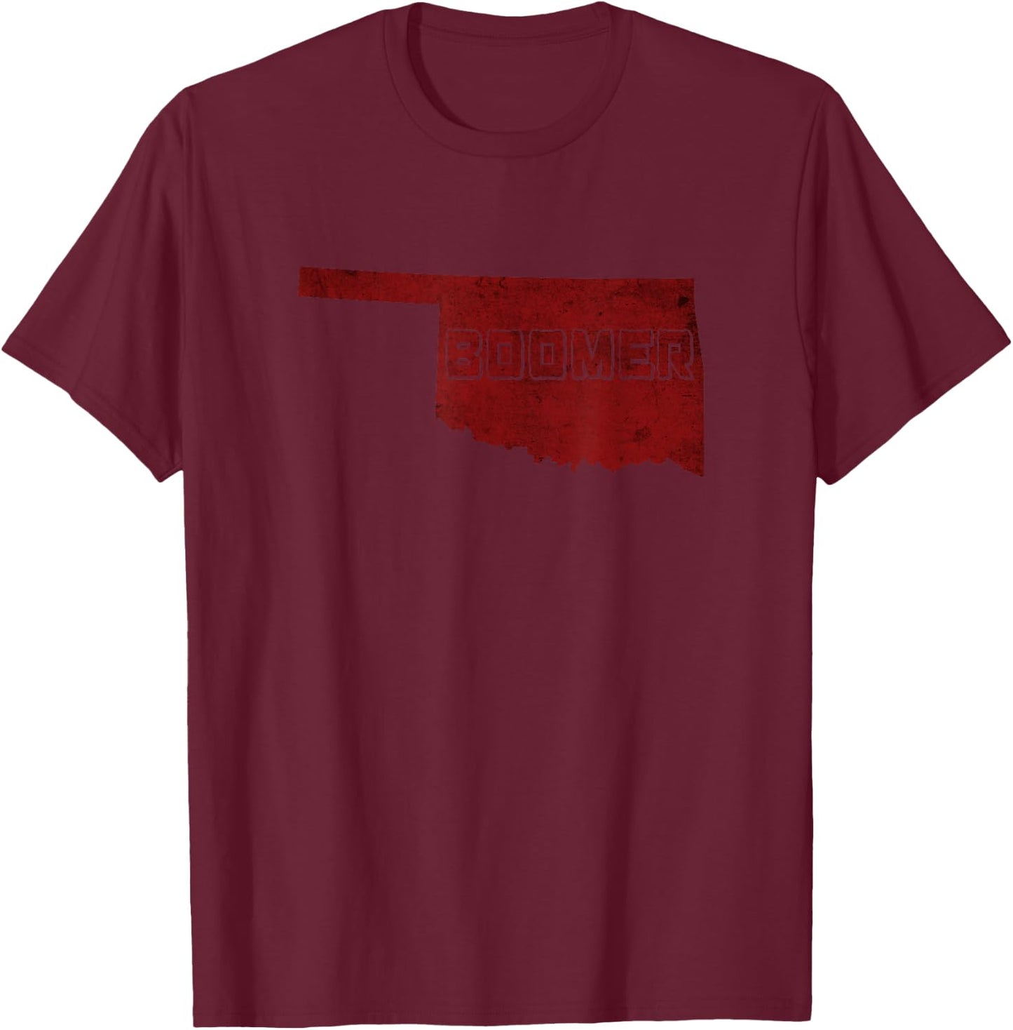Oklahoma Boomer T-Shirt - T-Shirt | Maroon