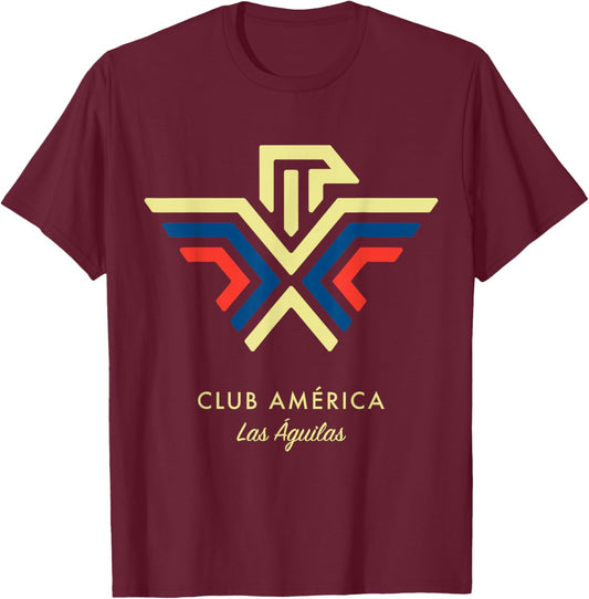 Club America - Score Big with Our Exclusive Collection T-Shirt - T-Shirt | Maroon