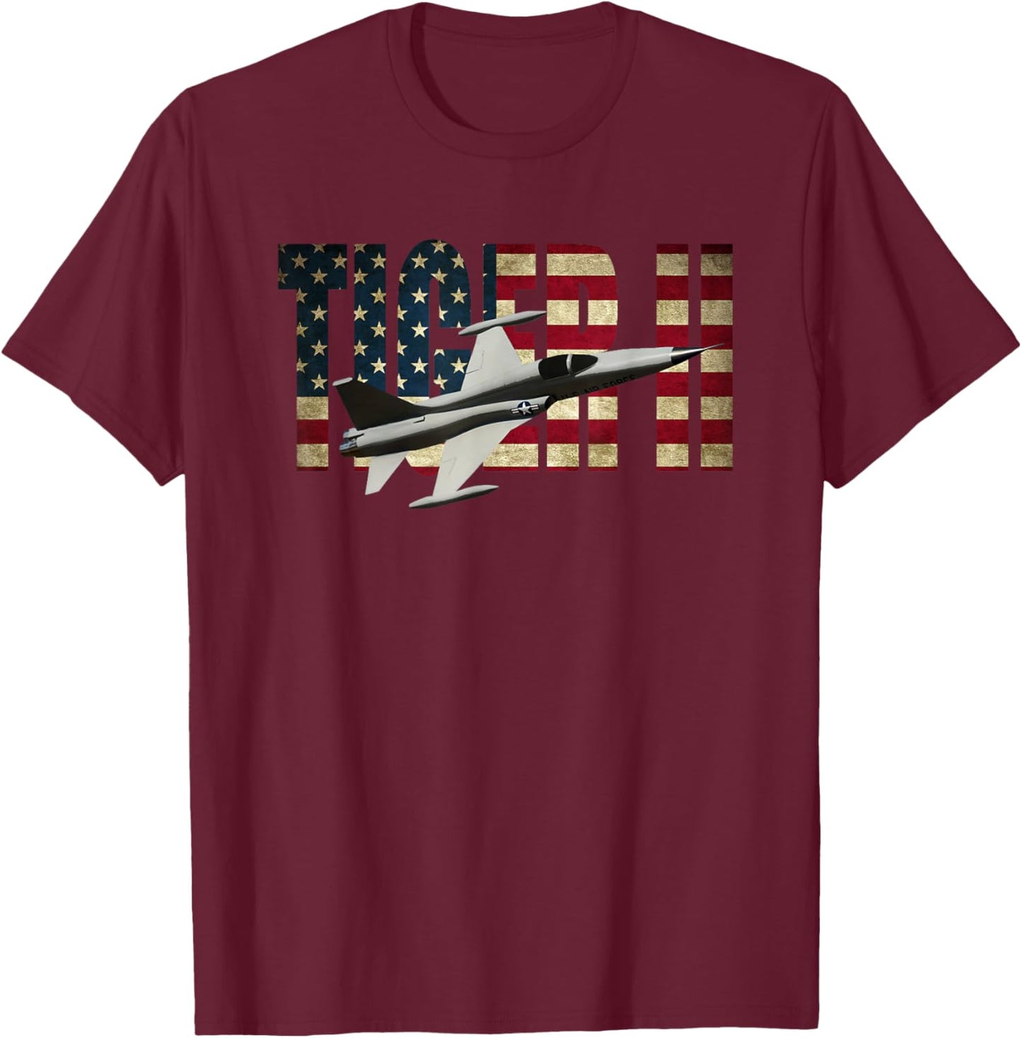 F-5 Tiger II T-Shirt - T-Shirt | Maroon