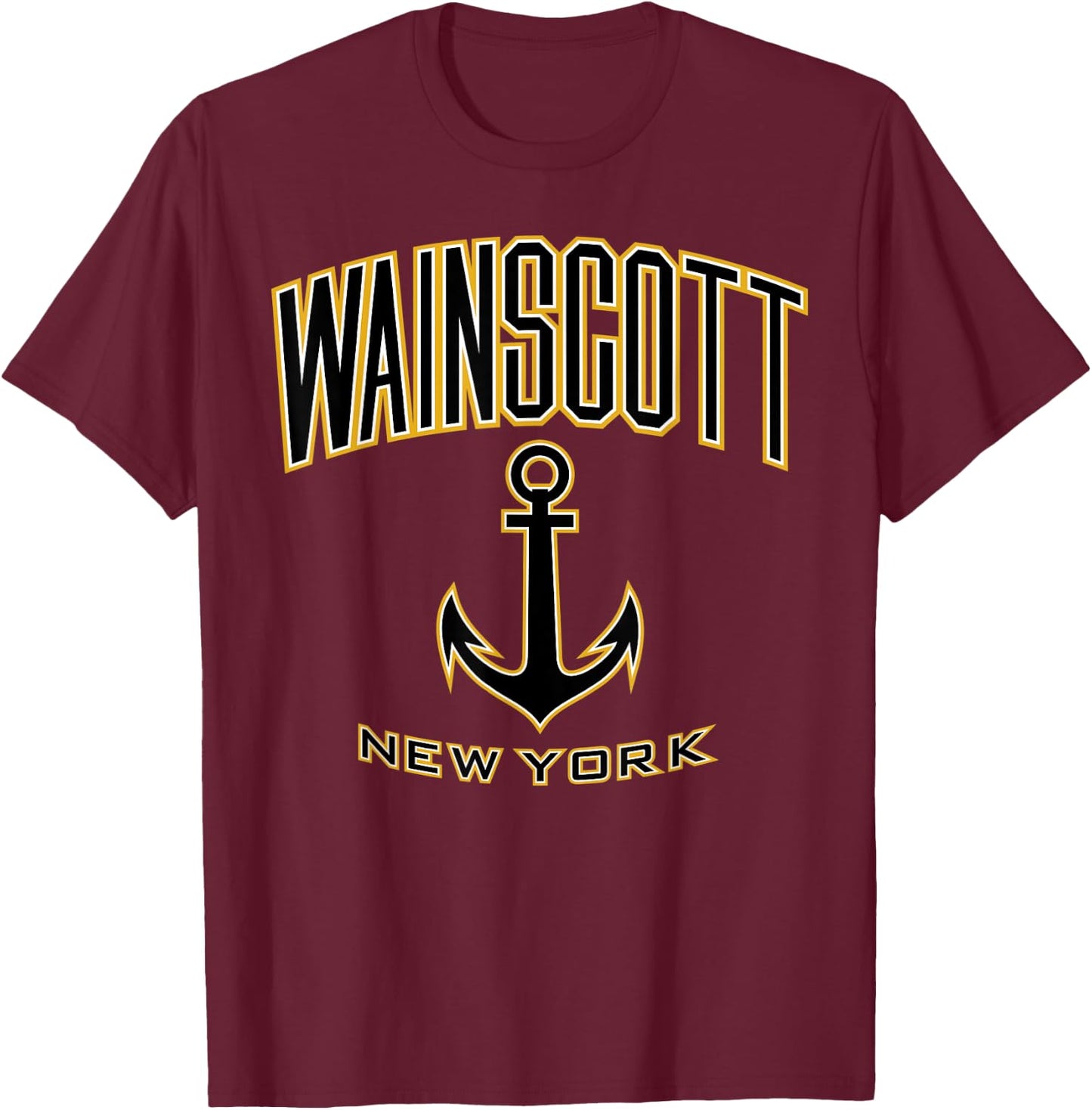 Wainscott NY Shirt , Men, Girls & Boys T-Shirt - T-Shirt | Maroon