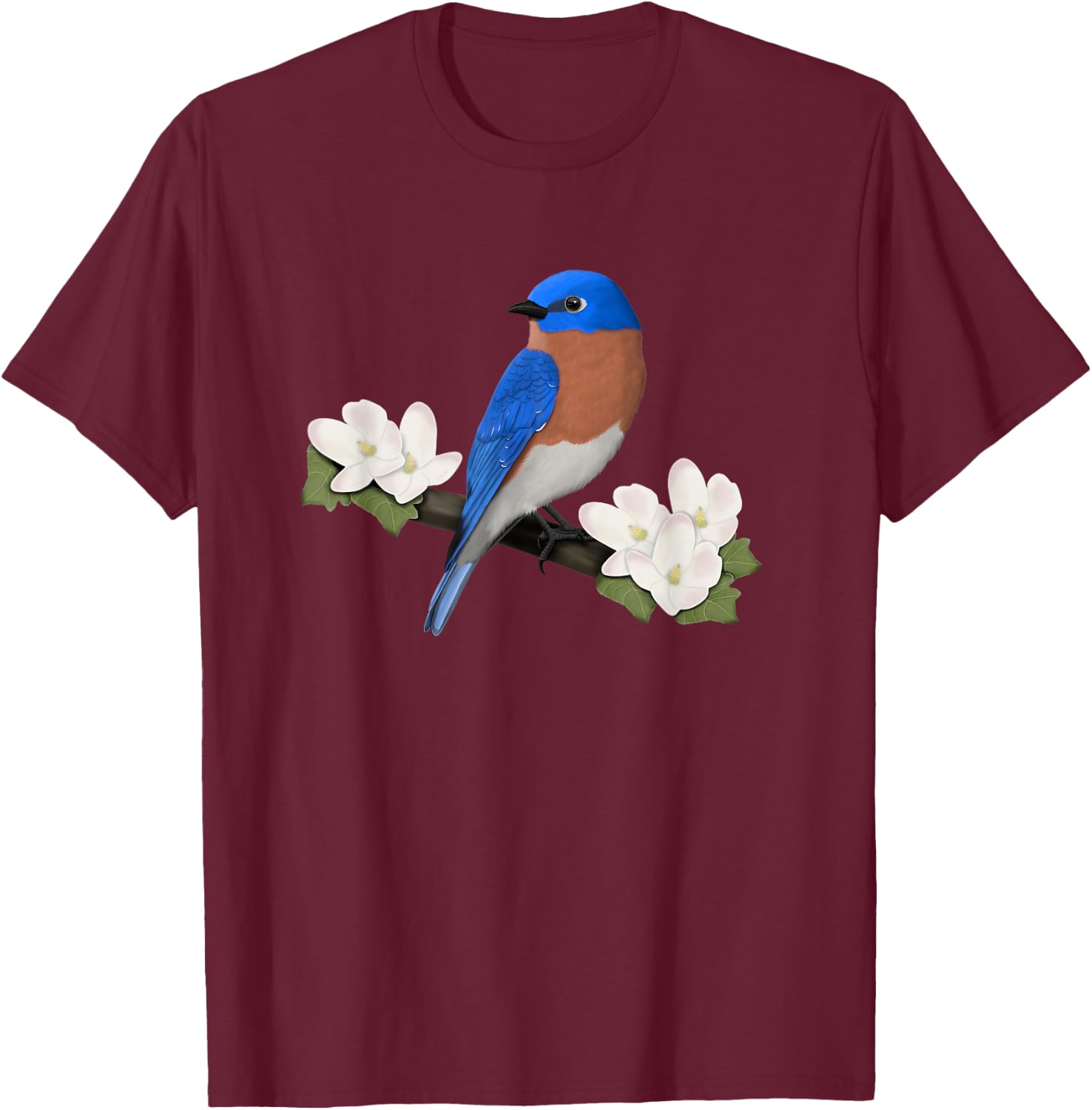 Hüttensänger Bird Friend Bird Watcher Garden Bird T-Shirt - T-Shirt | Maroon