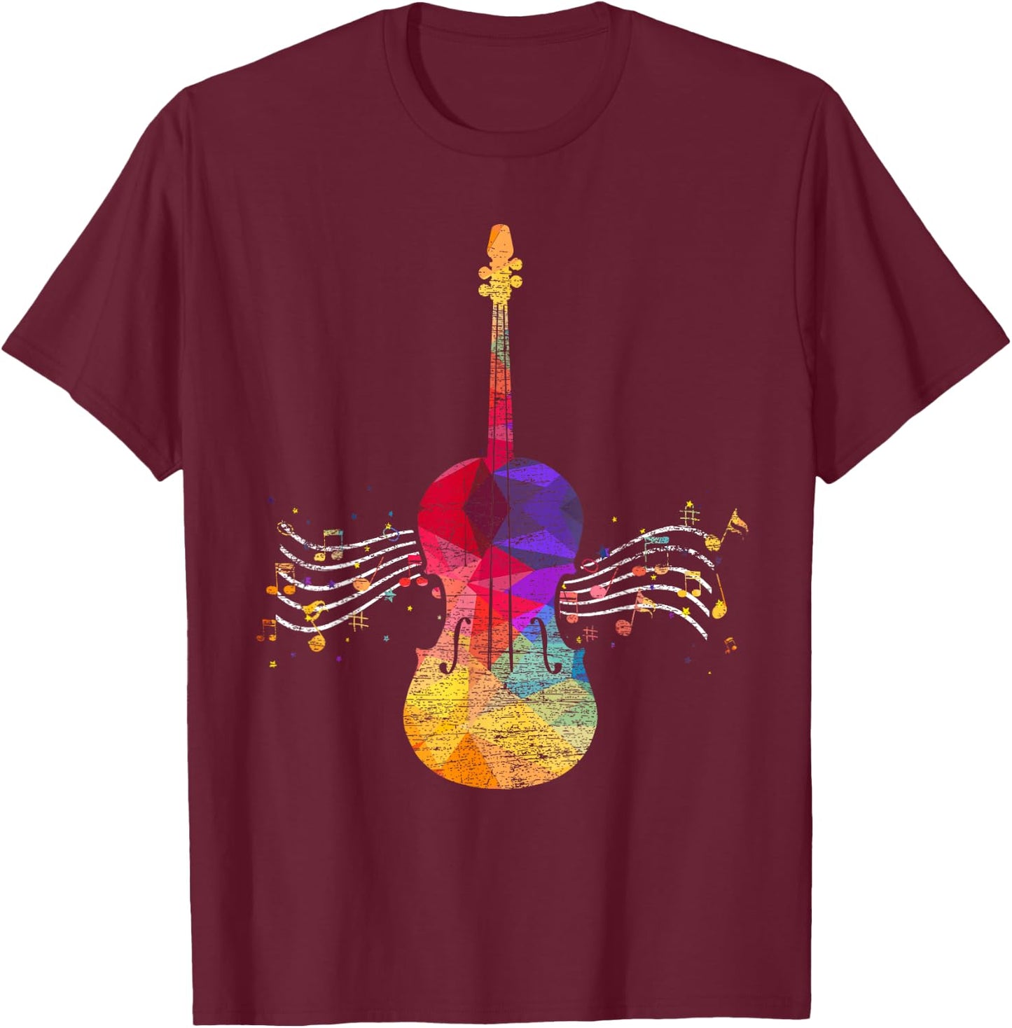 Cello T-Shirt - T-Shirt | Maroon