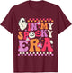 In My Spooky Era Women Men Kids Halloween Pumpkin Funny T-Shirt - T-Shirt | Maroon