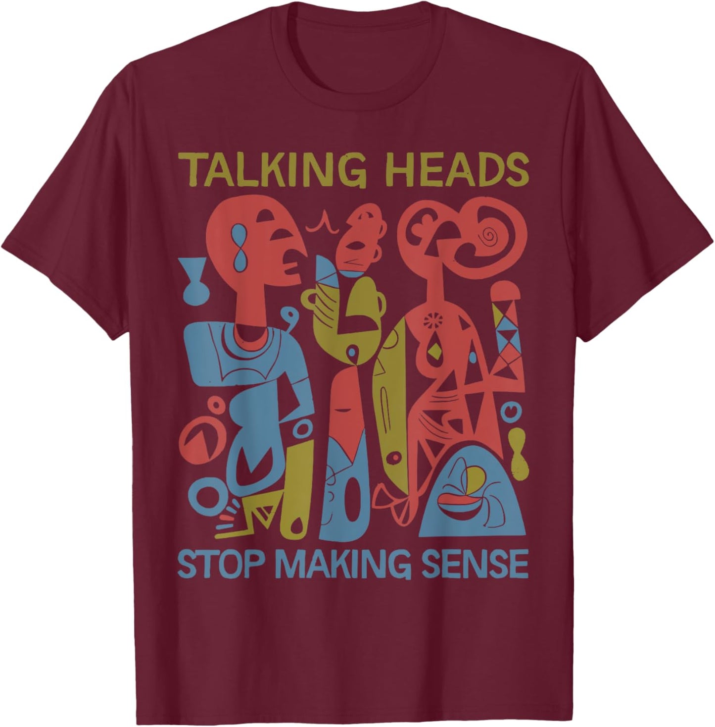Talking Heads Stop Making Sense T-Shirt - T-Shirt | Maroon