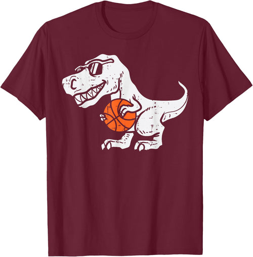Trex Dinosaur Basketball Cute Sport Toddler Player Kids Boys