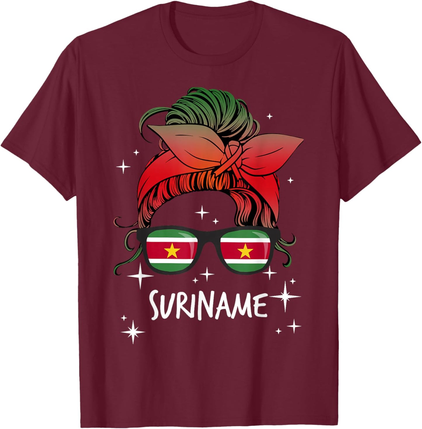 Suriname T-Shirt - T-Shirt | Maroon