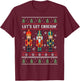 Christmas Nutcracker Squad Funny Lets Get Crackin' Ballet T-Shirt - T-Shirt | Maroon