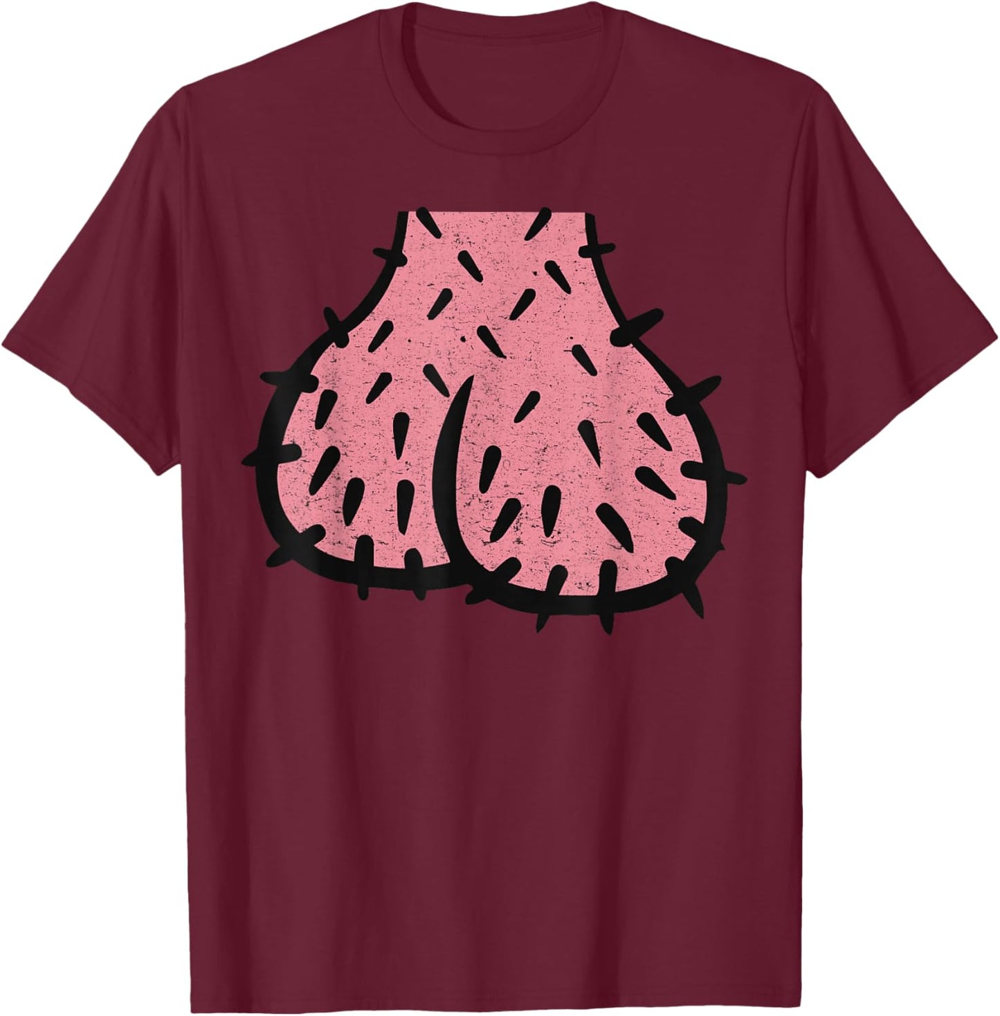 Schwanz Kopf Kostüm Dickhead t T-Shirt - T-Shirt | Maroon