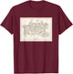 Vintage County Limerick Ireland Map (1846) T-Shirt - T-Shirt | Maroon