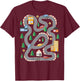 Cool Playmat Car Race Track On Back Cute Toddler Fathers Day T-Shirt - T-Shirt | Maroon