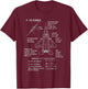 F-15 Eagle Specs Fighter Jet Military Aircraft Veteran T-Shirt - T-Shirt | Maroon