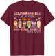 Delivering Bootiful Babies Labor & Delivery Nurse Halloween T-Shirt - T-Shirt | Maroon