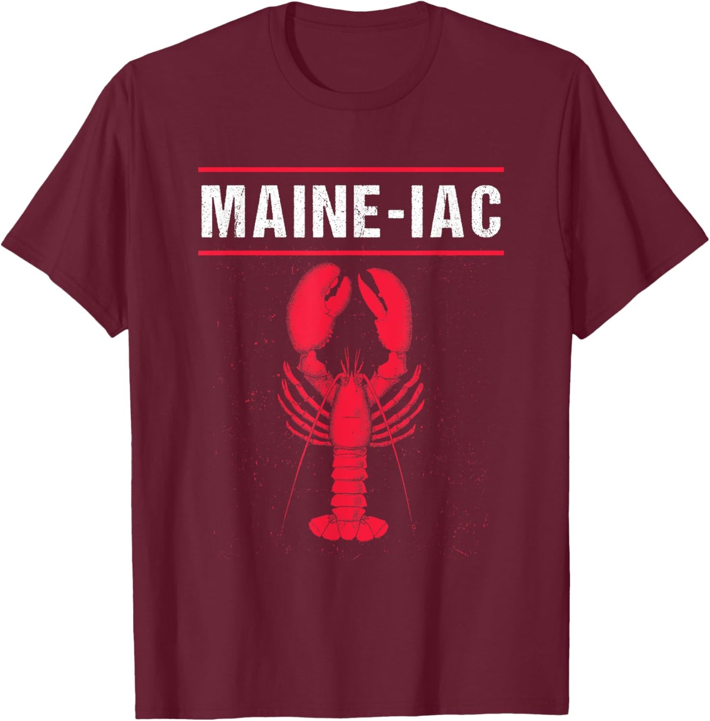 Maine-IAC Lobster Fishing Trip Lobstering Fisherman T-Shirt - T-Shirt | Maroon