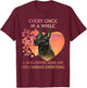Every Once In A While A Dog Enters Your Life Dutch Shepherd T-Shirt - T-Shirt | Maroon