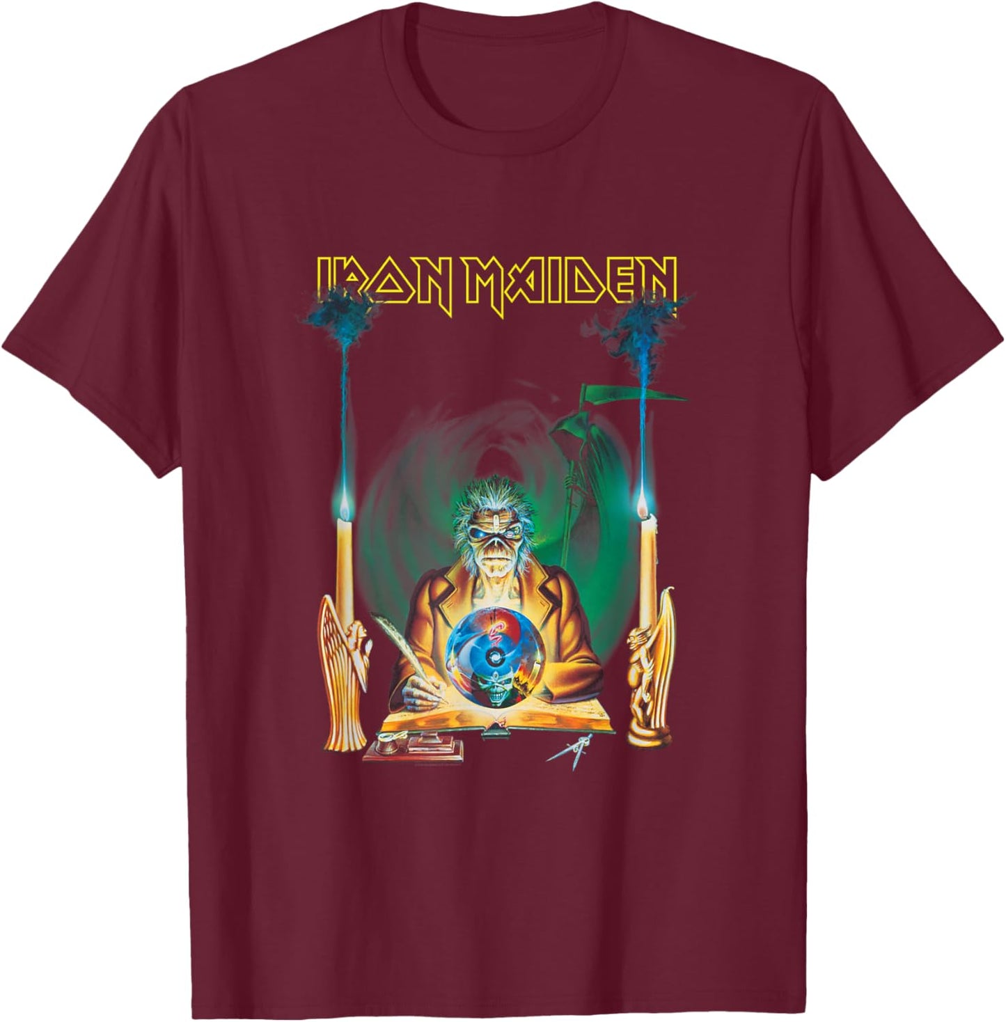 Iron Maiden - Clairvoyant T-Shirt - T-Shirt | Maroon