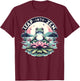 Meditative Frog Lotus Pose Yoga Zen Peaceful Mind T-Shirt - T-Shirt | Maroon
