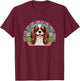 Just A Girl Who Loves Cavalier King Charles Spaniels T-Shirt - T-Shirt | Maroon