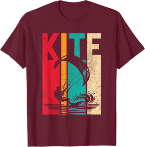Kiteboarding Kitesurfen T-Shirt - T-Shirt | Maroon