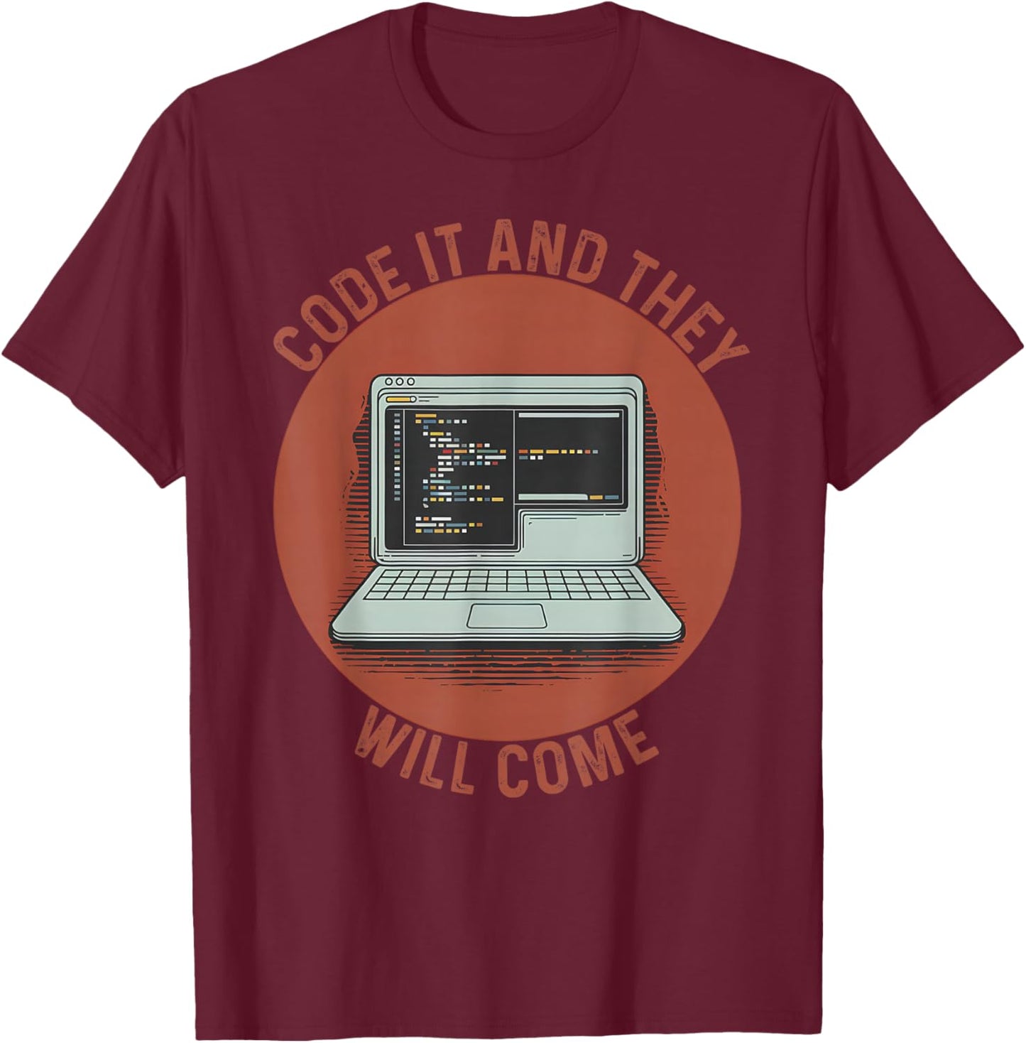 Funny Web Developer Full Stack Programmer Web Developer T-Shirt - T-Shirt | Maroon