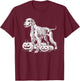 English Springer Spaniel Skeleton Birthday Halloween Kids T-Shirt - T-Shirt | Maroon