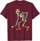 Skeleton Hockey Halloween Costume Sport Men Boys Kids T-Shirt - T-Shirt | Maroon