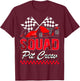 Pit Crew Squad Race Car Birthday Boy Racing Car T-Shirt - T-Shirt | Maroon