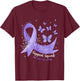 Support Squad Periwinkle Ribbon Pulmonary Hypertension T-Shirt - T-Shirt | Maroon