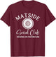 Matside Social Club Weekends Are For Wrestling, Sports Mom T-Shirt - T-Shirt | Maroon