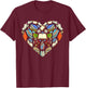 Funny Book Lover Gift Librarian Men Women Bookworm Reading T-Shirt - T-Shirt | Maroon