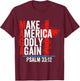 Make America Godly Again Psalm 33 12 T-Shirt - T-Shirt | Maroon