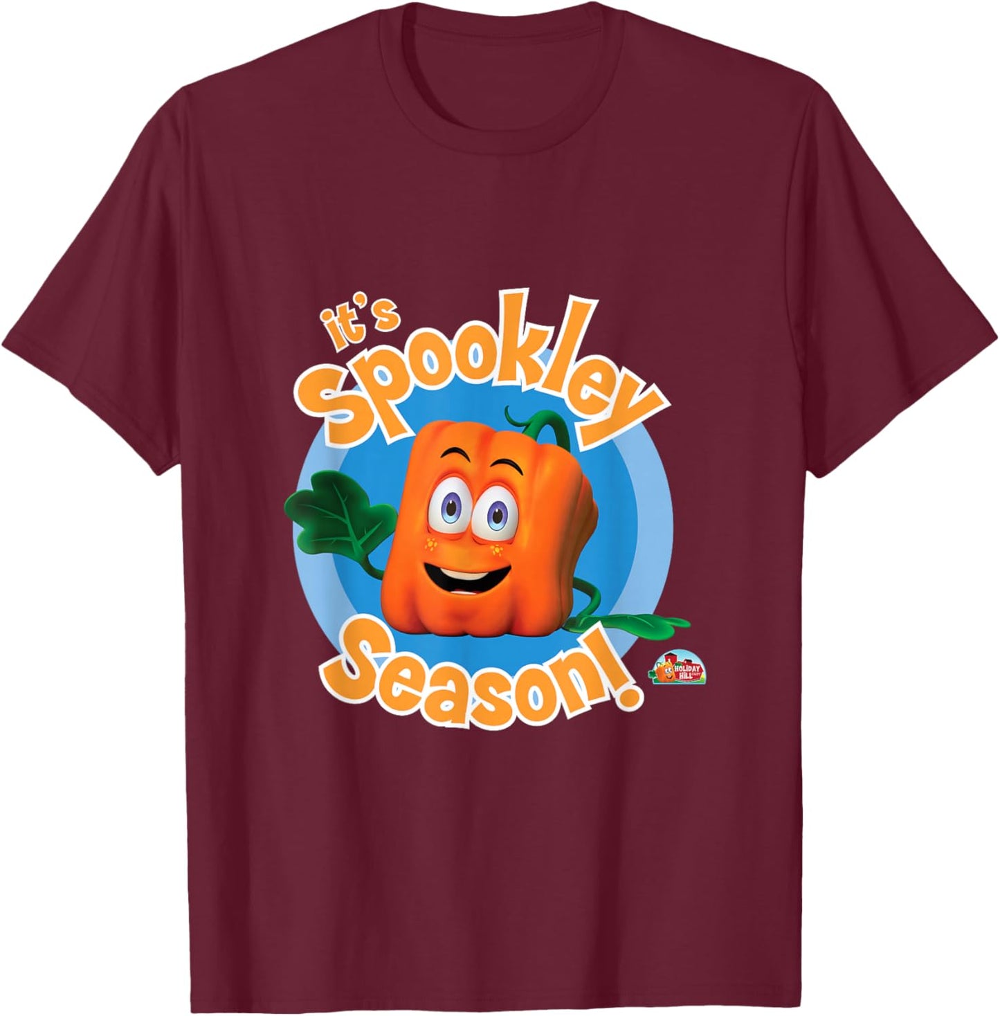 Spookley the Square Pumpkin | It's Spookley Season! T-Shirt - T-Shirt | Maroon
