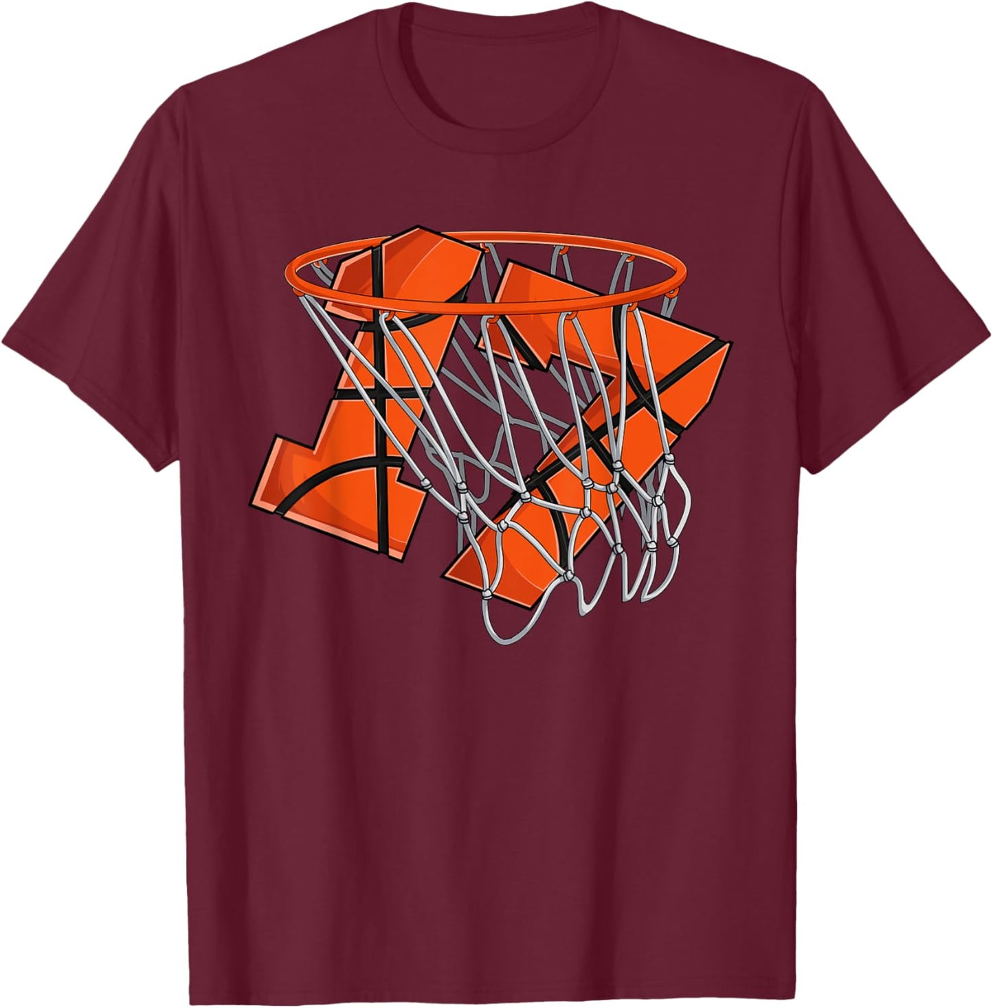 17th Birthday Basketball Shirt Men, Boys 17 Year Old T-Shirt - T-Shirt | Maroon