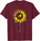 Doberman Mom Sunflower Doberman Pinscher Gifts Dog Mom Mama T-Shirt - T-Shirt | Maroon