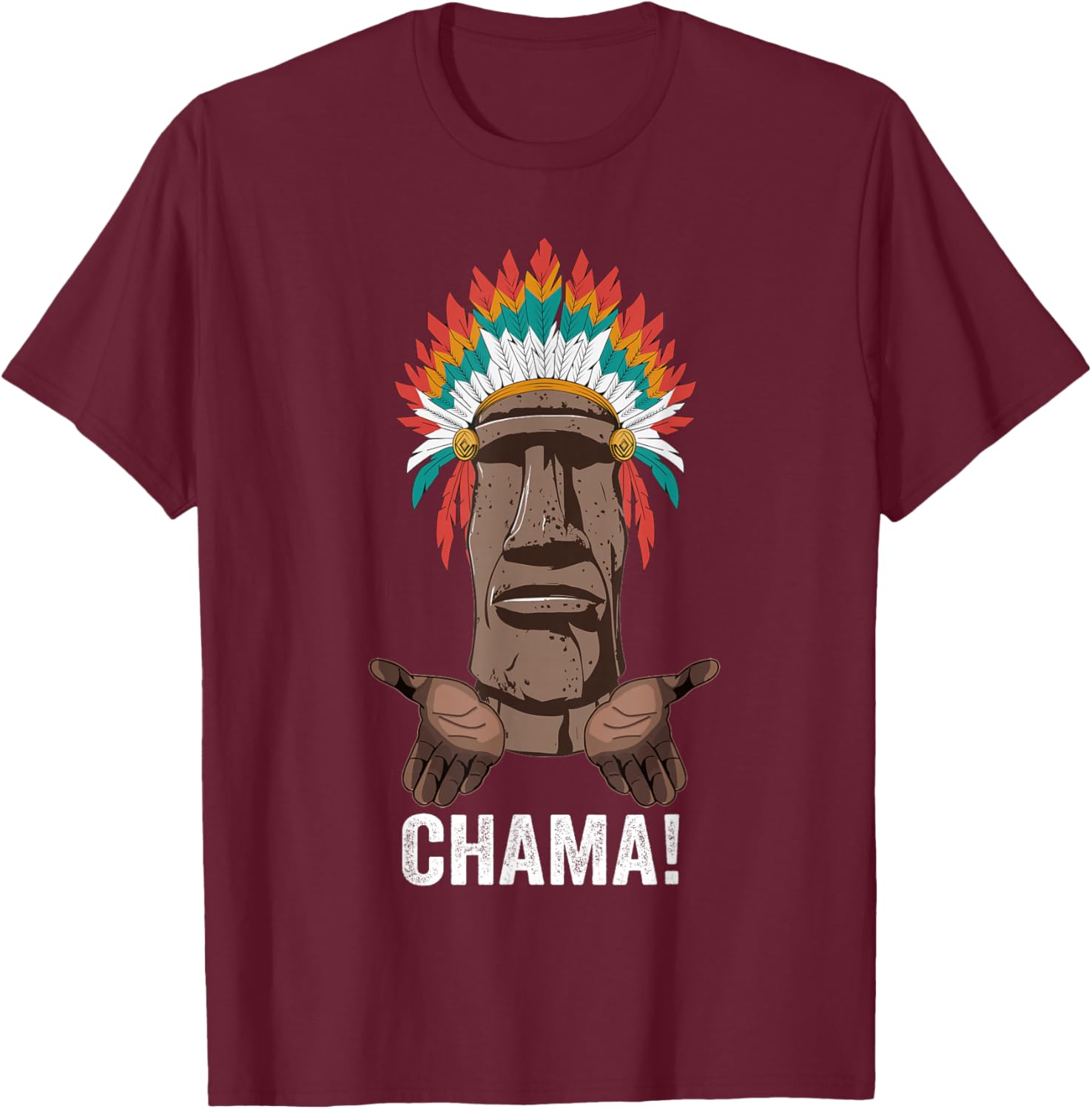 Chama Paotan MMA Fan JJB Boxing Muay Thai Kickboxing T-Shirt - T-Shirt | Maroon