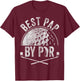 Best Pap By Par Shirt Golf Lover Sports Gift Golf Golfer T-Shirt - T-Shirt | Maroon