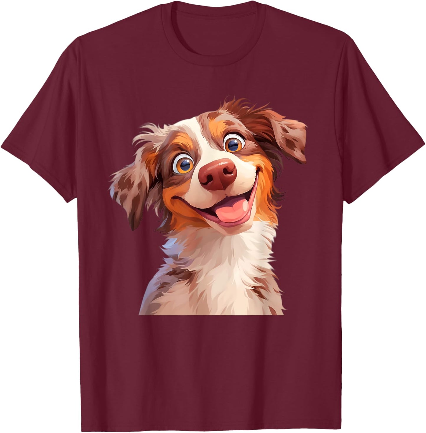 Australian Shepherd Dog Lover Aussie Owner Walker Trainer Women Kids T-Shirt - T-Shirt | Maroon