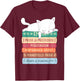 Jane Austen Book Stack Funny Literary Literature T-Shirt - T-Shirt | Maroon