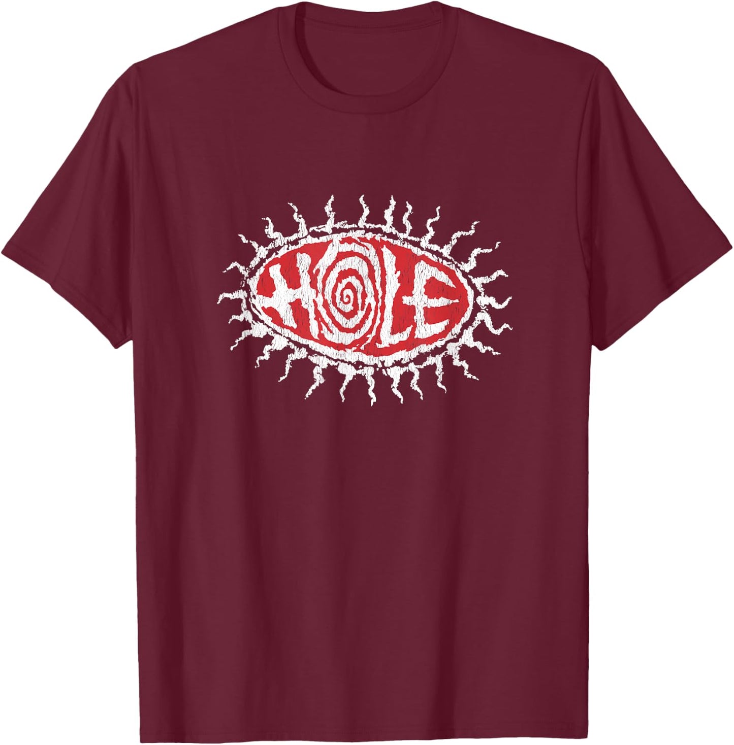 Hole - Eye Ball T-Shirt - T-Shirt | Maroon