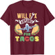 Aircraft Mechanic Shirt Funny Fix Airplanes Taco Lover Gift T-Shirt - T-Shirt | Maroon