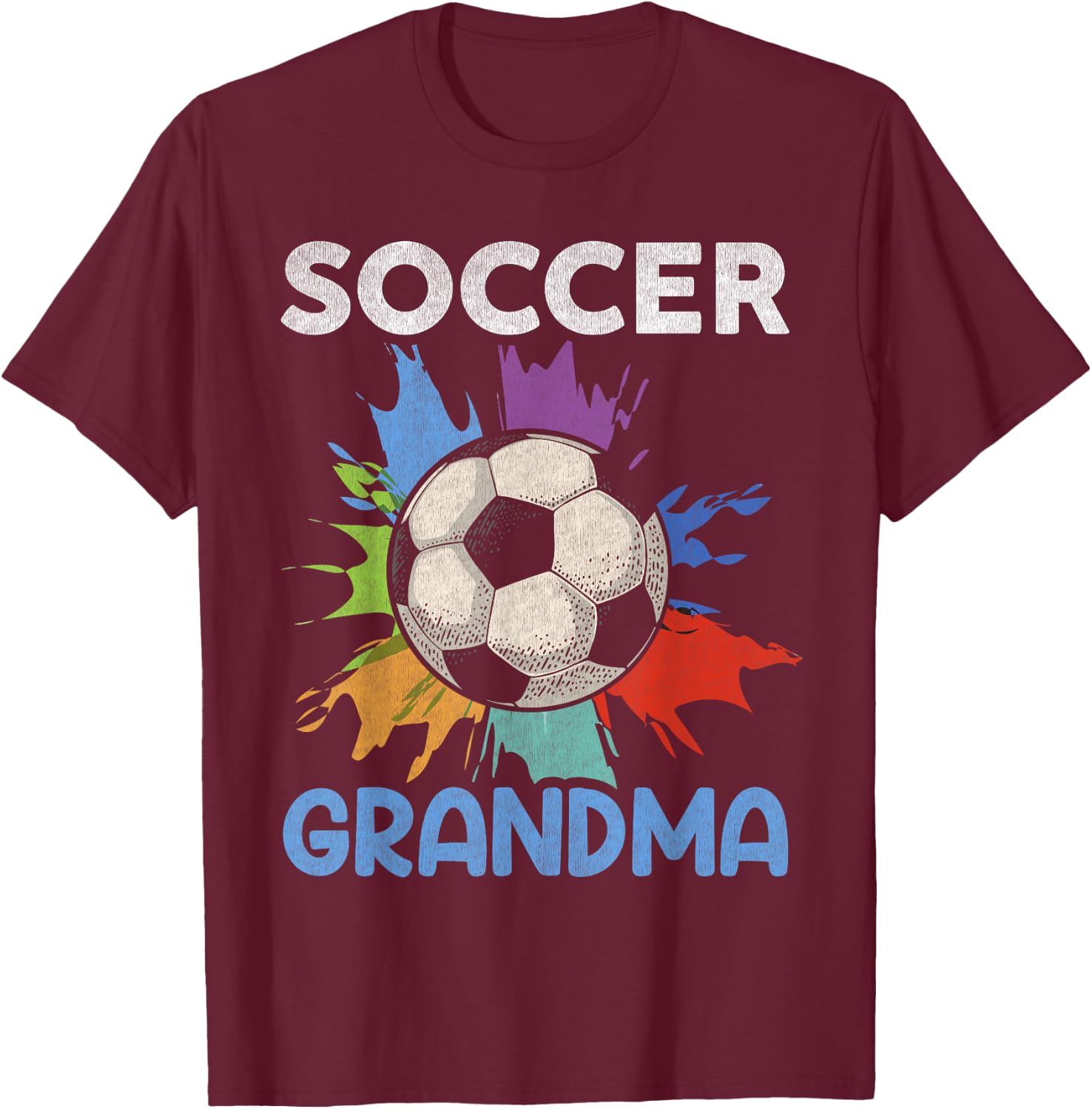 Soccer Grandma T-Shirt - T-Shirt | Maroon