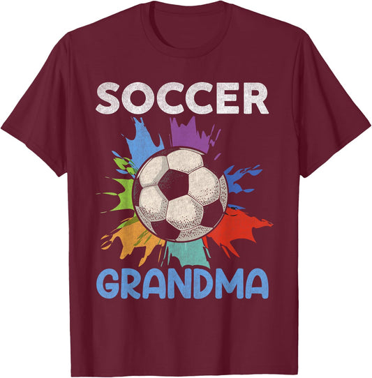 Soccer Grandma T-Shirt - T-Shirt | Maroon