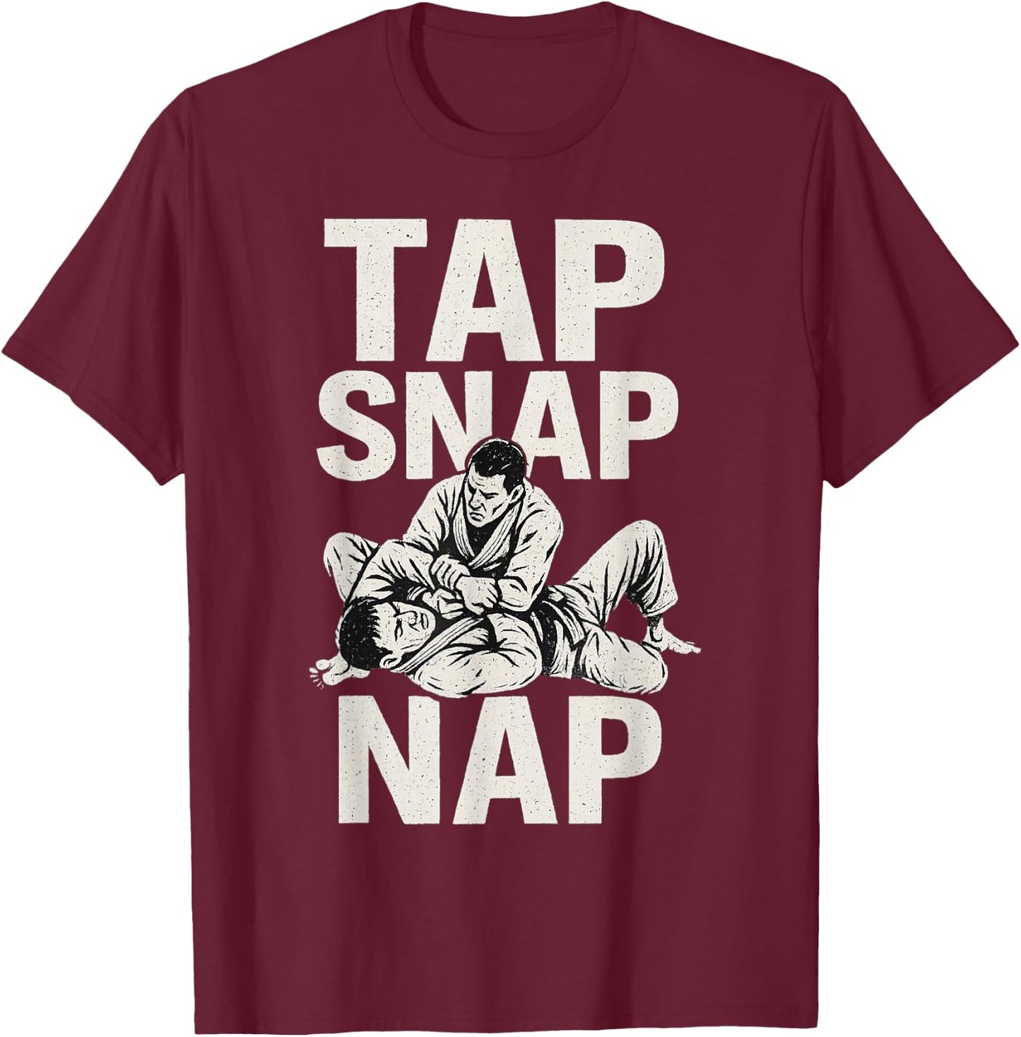 Tap Snap Nap T-Shirt - T-Shirt | Maroon