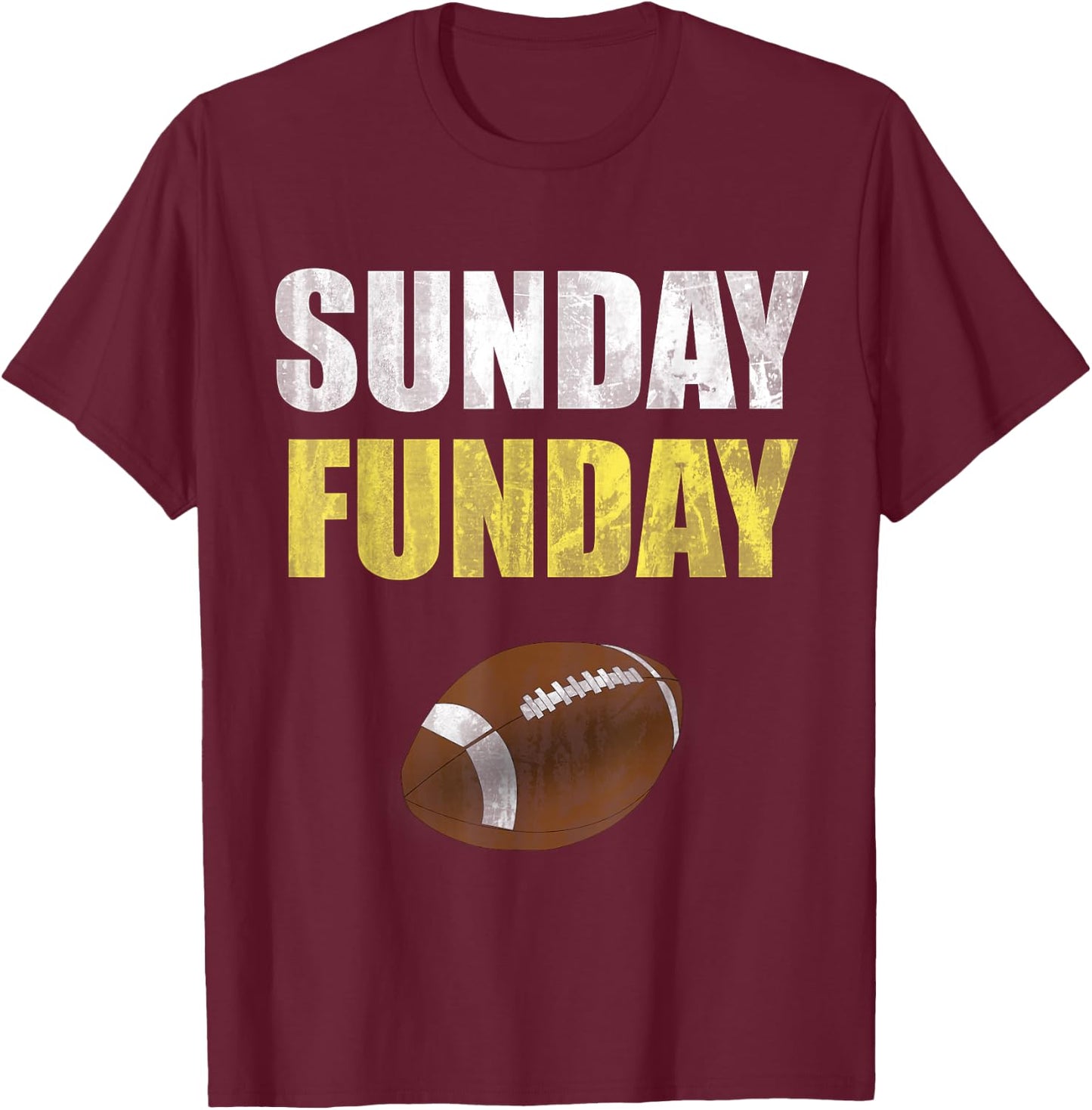 Sunday Funday T-Shirt - T-Shirt | Maroon