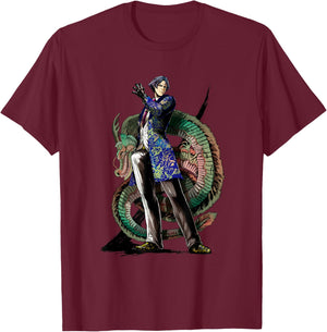 Tekken7 Lee 002 T-Shirt - T-Shirt | Maroon
