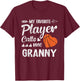 Granny Basketball My Favorite Player Calls Me Granny T-Shirt - T-Shirt | Maroon